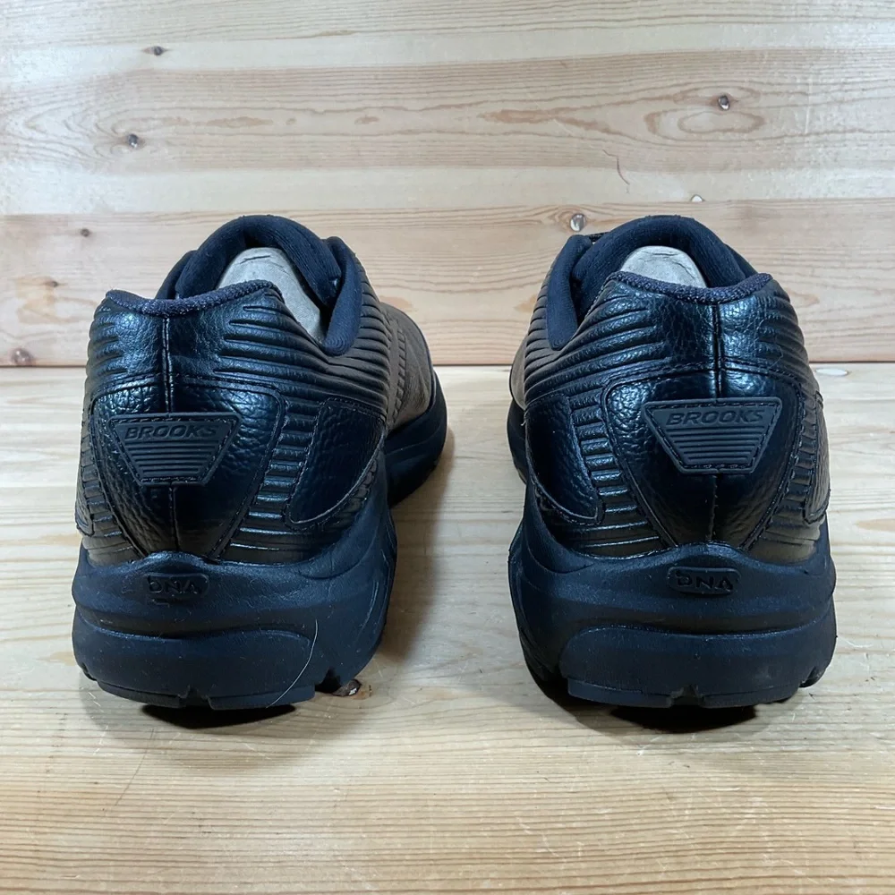Brooks Adiction Walker 2 Shoes Men's 12.5 B NARROW Black Leather 1103181B072